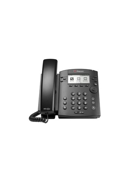 POLY VVX 300 telefono IP Nero 6 linee LCD