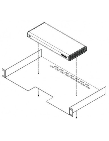 POLY 2215-06177-001 porta accessori Mensola per scaffale