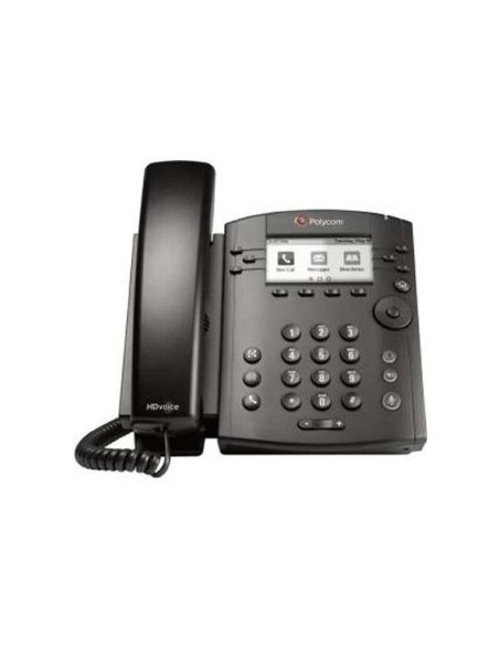 POLY 300 telefono IP Nero 6 linee LCD