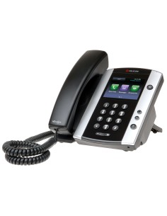 POLY VVX 500 telefono IP Nero, Argento 12 linee LCD