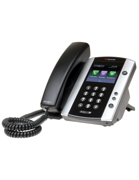 POLY VVX 500 telefono IP Nero, Argento 12 linee LCD