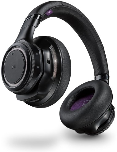 POLY BackBeat PRO Cuffie Con cavo e senza cavo A Padiglione Musica e Chiamate Bluetooth Nero, Viola