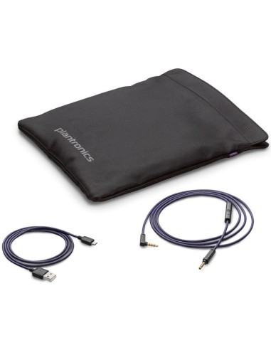 POLY BackBeat PRO Cuffie Con cavo e senza cavo A Padiglione Musica e Chiamate Bluetooth Nero, Viola