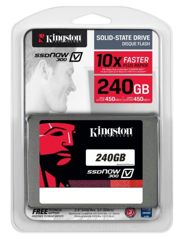 Kingston Technology SSDNow V300 2.5" 240 GB Serial ATA III MLC