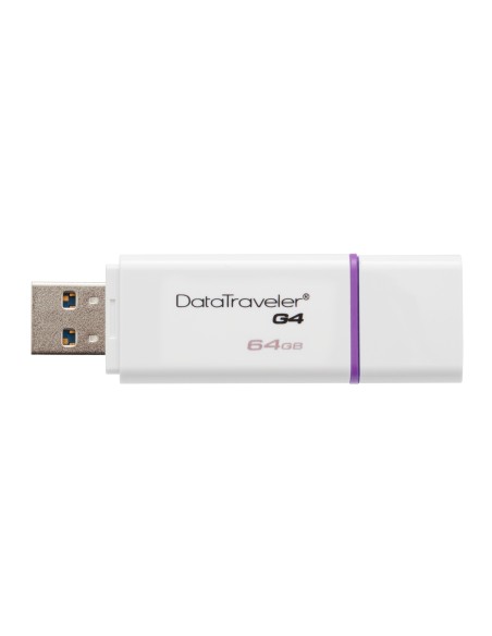 Kingston Technology DataTraveler G4 unità flash USB 64 GB USB tipo A 3.2 Gen 1 (3.1 Gen 1) Viola, Bianco