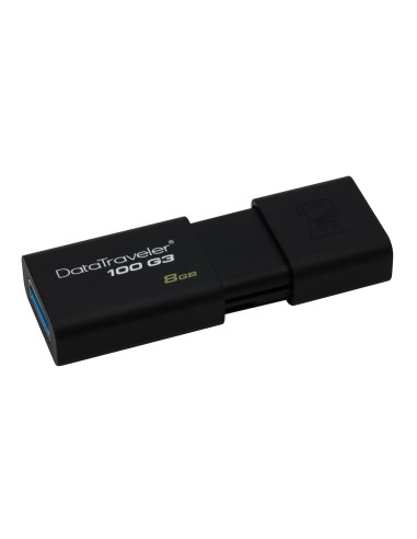 Kingston Technology DataTraveler 100 G3 unità flash USB 8 GB USB tipo A 3.2 Gen 1 (3.1 Gen 1) Nero