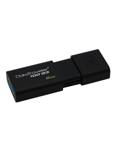 Kingston Technology DataTraveler 100 G3 unità flash USB 8 GB USB tipo A 3.2 Gen 1 (3.1 Gen 1) Nero