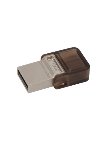 Kingston Technology DataTraveler microDuo OTG 16GB unità flash USB USB tipo A 2.0 Marrone