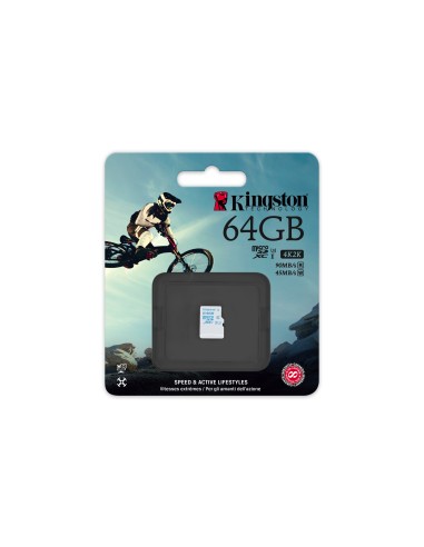 Kingston Technology microSD Action Camera UHS-I U3 64GB MicroSDXC Classe 3
