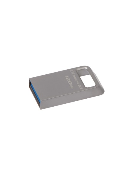 Kingston Technology DataTraveler Micro 3.1 128GB unità flash USB USB tipo A 3.2 Gen 1 (3.1 Gen 1) Metallico
