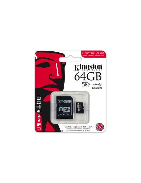 Kingston Technology Industrial Temperature microSD UHS-I 64GB MicroSDXC Classe 10