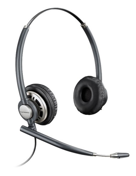 POLY HW291N Auricolare Cablato A Padiglione Ufficio Nero