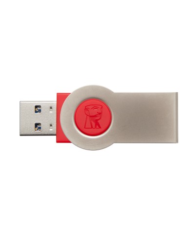 Kingston Technology DataTraveler 101 G3 unità flash USB 32 GB USB tipo A 3.2 Gen 1 (3.1 Gen 1) Metallico, Rosso