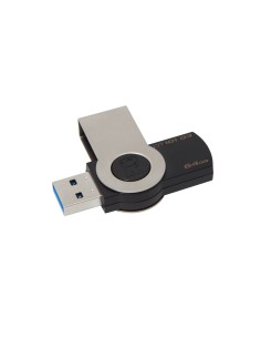 Kingston Technology DataTraveler 101 G3 unità flash USB 64 GB USB tipo A 3.2 Gen 1 (3.1 Gen 1) Nero, Metallico