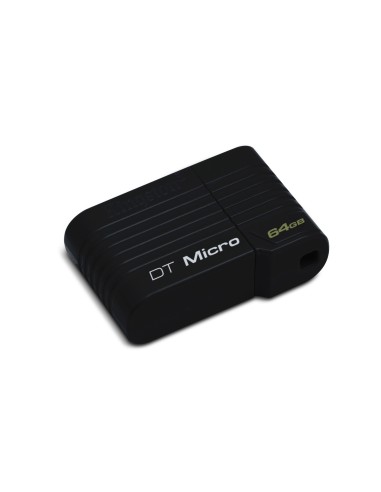 Kingston Technology DataTraveler Micro 64GB unità flash USB USB tipo A 2.0 Nero
