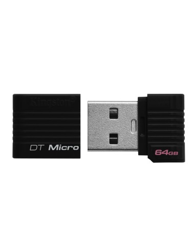 Kingston Technology DataTraveler Micro 64GB unità flash USB USB tipo A 2.0 Nero