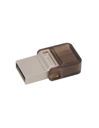 Kingston Technology DataTraveler microDuo OTG 64GB unità flash USB USB tipo A 2.0 Marrone