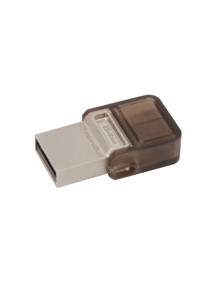 Kingston Technology DataTraveler microDuo OTG 64GB unità flash USB USB tipo A 2.0 Marrone