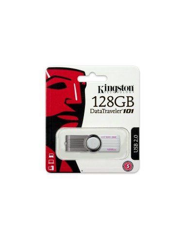 Kingston Technology DataTraveler 101 G2 unità flash USB 128 GB USB tipo A 2.0 Bianco