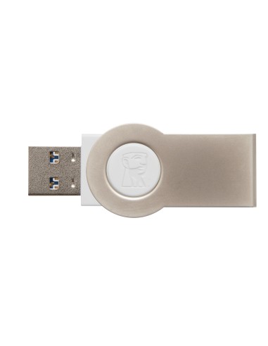 Kingston Technology DataTraveler 101 G3 unità flash USB 128 GB USB tipo A 3.2 Gen 1 (3.1 Gen 1) Metallico, Bianco