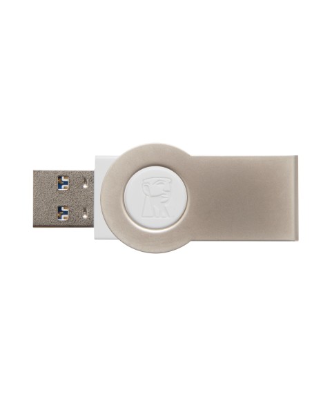Kingston Technology DataTraveler 101 G3 unità flash USB 128 GB USB tipo A 3.2 Gen 1 (3.1 Gen 1) Metallico, Bianco