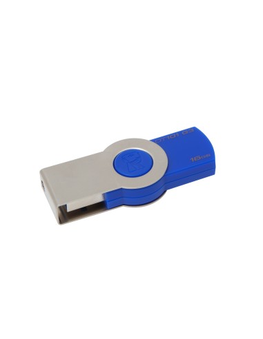 Kingston Technology DataTraveler 101 G3 unità flash USB 16 GB USB tipo A 3.2 Gen 1 (3.1 Gen 1) Blu, Metallico