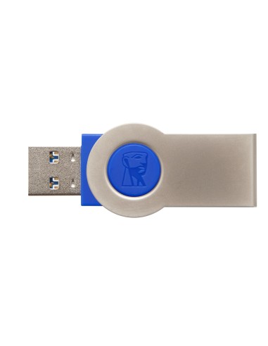 Kingston Technology DataTraveler 101 G3 unità flash USB 16 GB USB tipo A 3.2 Gen 1 (3.1 Gen 1) Blu, Metallico