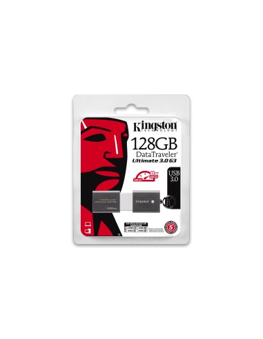 Kingston Technology DataTraveler Ultimate 3.0 G3 128GB unità flash USB USB tipo A 3.2 Gen 1 (3.1 Gen 1) Acciaio inossidabile,