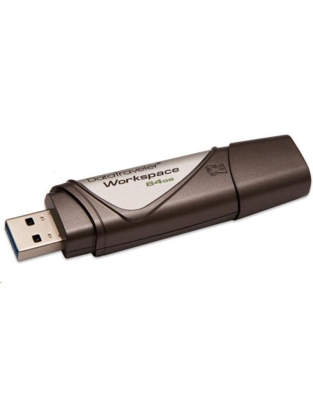 Kingston Technology DataTraveler Workspace 64GB unità flash USB USB tipo A 3.2 Gen 1 (3.1 Gen 1) Marrone, Argento