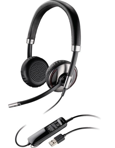 POLY Blackwire C720 Auricolare Cablato A Padiglione Musica e Chiamate Bluetooth Nero