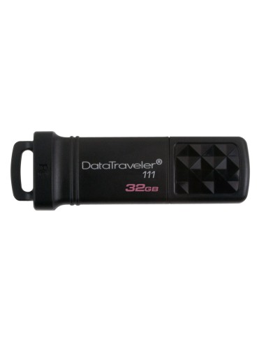 Kingston Technology DataTraveler 111 unità flash USB 32 GB USB tipo A 3.2 Gen 1 (3.1 Gen 1) Nero
