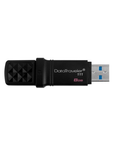 Kingston Technology DataTraveler 111 unità flash USB 8 GB USB tipo A 3.2 Gen 1 (3.1 Gen 1) Nero