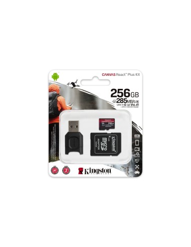 Kingston Technology Canvas React Plus 256 GB MicroSD UHS-II Classe 10