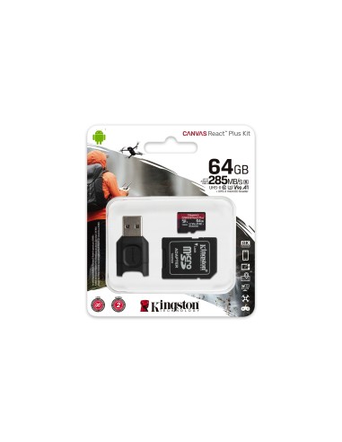 Kingston Technology Canvas React Plus 64 GB MicroSD UHS-II Classe 10