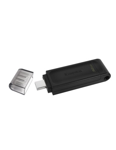 Kingston Technology DataTraveler 70 unità flash USB 32 GB USB tipo-C 3.2 Gen 1 (3.1 Gen 1) Nero