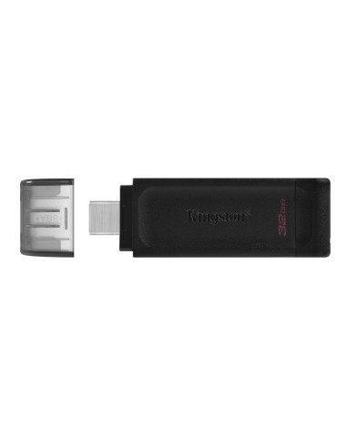Kingston Technology DataTraveler 70 unità flash USB 32 GB USB tipo-C 3.2 Gen 1 (3.1 Gen 1) Nero