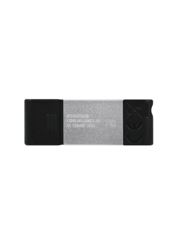 Kingston Technology DataTraveler 80 unità flash USB 256 GB USB tipo-C 3.2 Gen 1 (3.1 Gen 1) Nero, Argento