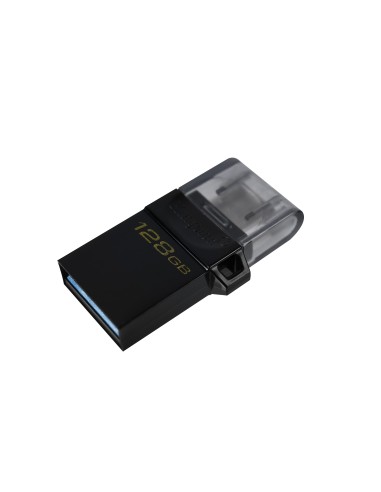 Kingston Technology DataTraveler microDuo3 G2 unità flash USB 128 GB USB Type-A   Micro-USB 3.2 Gen 1 (3.1 Gen 1) Nero