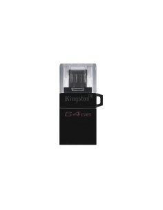 Kingston Technology DataTraveler microDuo3 G2 unità flash USB 64 GB USB Type-A   Micro-USB 3.2 Gen 1 (3.1 Gen 1) Nero