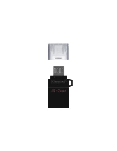 Kingston Technology DataTraveler microDuo3 G2 unità flash USB 64 GB USB Type-A   Micro-USB 3.2 Gen 1 (3.1 Gen 1) Nero