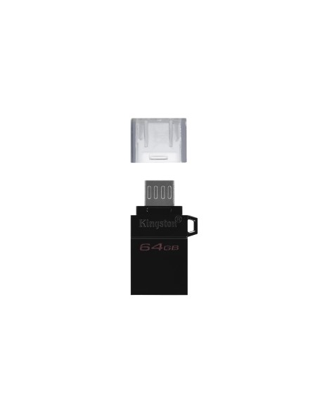 Kingston Technology DataTraveler microDuo3 G2 unità flash USB 64 GB USB Type-A   Micro-USB 3.2 Gen 1 (3.1 Gen 1) Nero
