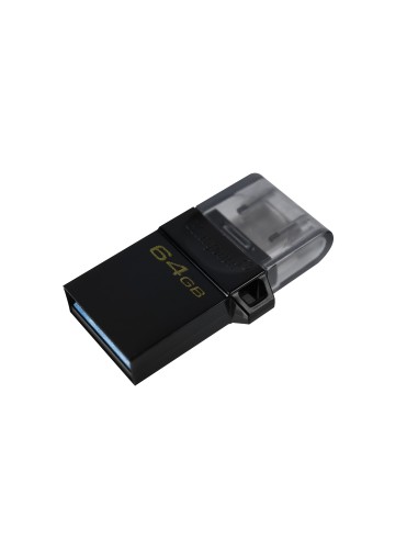 Kingston Technology DataTraveler microDuo3 G2 unità flash USB 64 GB USB Type-A   Micro-USB 3.2 Gen 1 (3.1 Gen 1) Nero