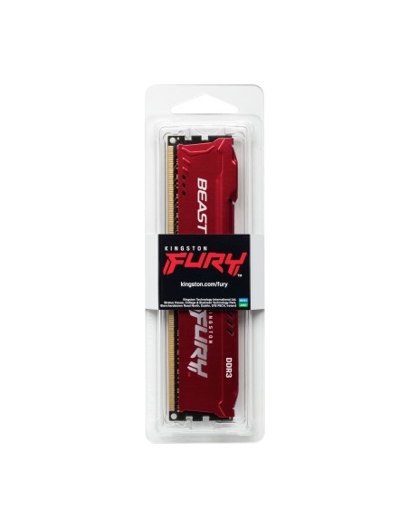 Kingston Technology FURY Beast memoria 4 GB 1 x 4 GB DDR3 1866 MHz