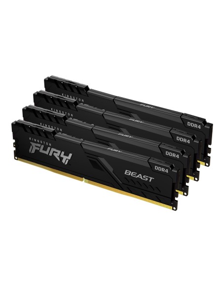 Kingston Technology FURY 16GB 3200MT s DDR4 CL16 DIMM (Kit da 4) Beast Black