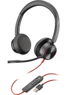 POLY Blackwire 8225 Auricolare Cablato A Padiglione Ufficio USB tipo A Nero