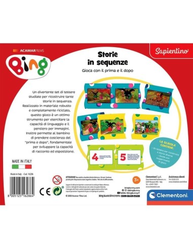 Clementoni BING - IL GIOCO DELLE SEQUENZE