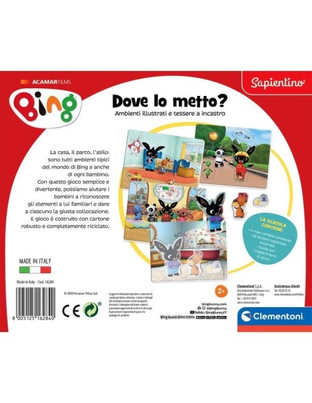 Clementoni BING - DOVE LO METTO?