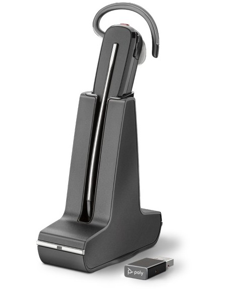 POLY 8240 UC Auricolare Wireless A clip Ufficio Nero