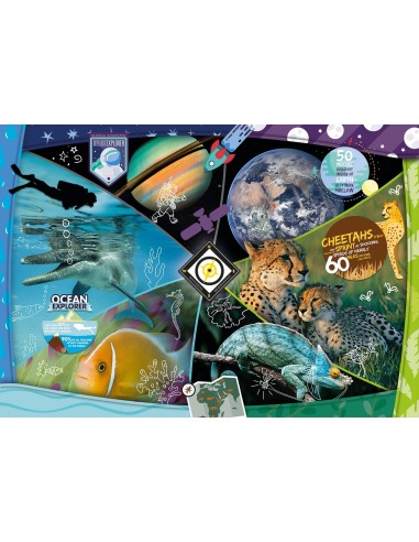 Clementoni National Geographic Kids - Explorers in training Puzzle 104 pz Studio