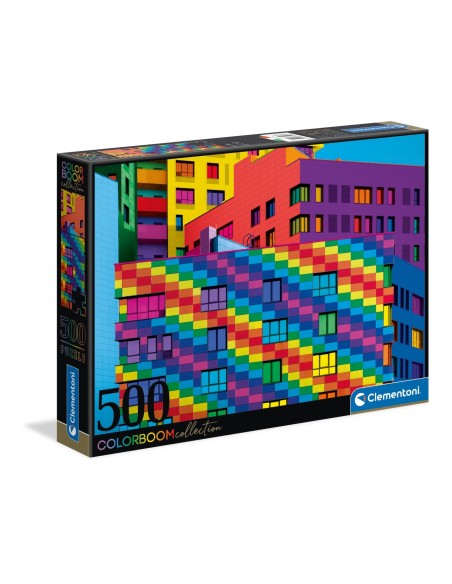 Clementoni Squares - ColorBoom Puzzle 500 pz Edifici